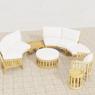 Kafelonia 9 pc Sofa Sectional Set