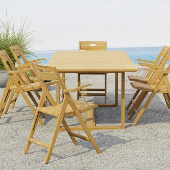Horizon Surf Dining Set for 6