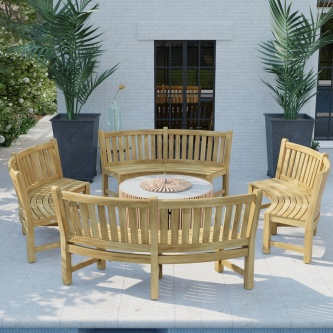 Agora Fire Table Buckingham Set