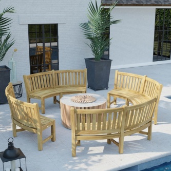 Agora Fire Table Buckingham Set