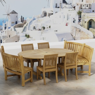 7 piece Martinique Picnic Table Set