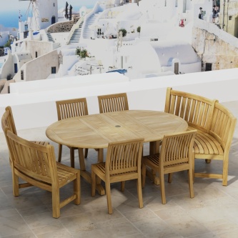 7 piece Martinique Picnic Table Set