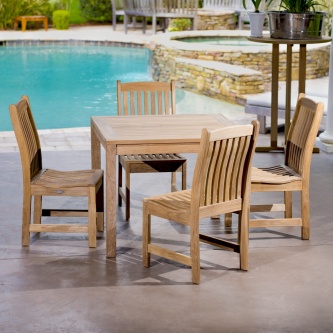 Veranda Bistro Teak Dining Set