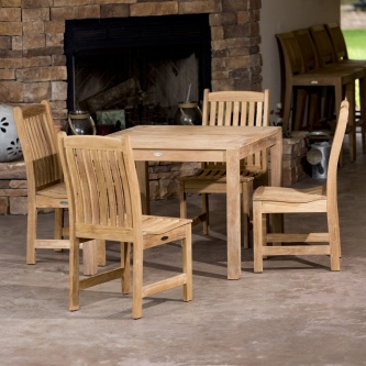 Veranda Bistro Teak Dining Set