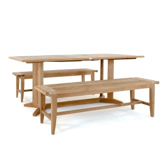 Pyramid Laguna Teak Picnic Table Set
