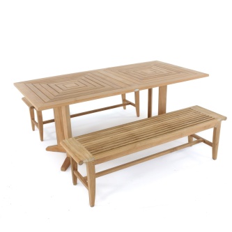 Pyramid Laguna Teak Picnic Table Set