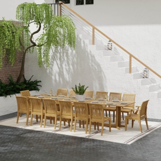 Grand Pyramid Dining Set for 14