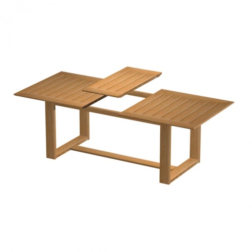 Horizon 11 pc Rectangular Teak Dining Set - Picture P