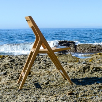 Surf Pyramid Teak Dining Set for 4