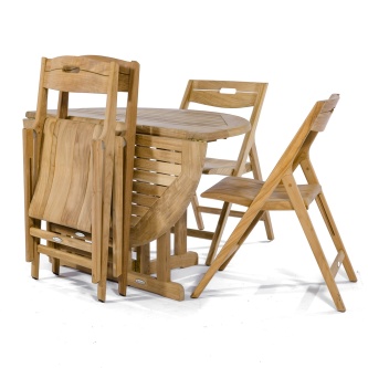 Surf Barbuda Folding Dining Set for 4