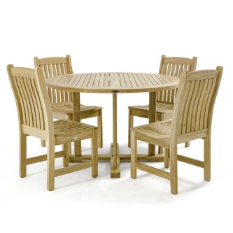 Veranda 4 ft Round Dining Set