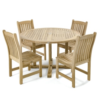 Veranda 4 ft Round Dining Set