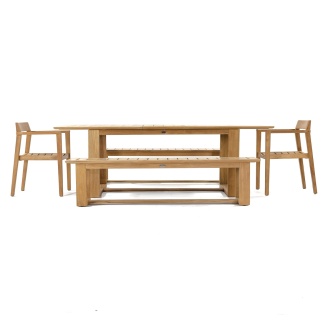 Horizon Table & Bench Set