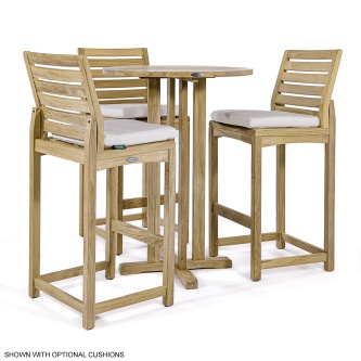 Somerset 4 pc Bistro Teak Bar Set