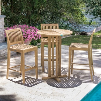 Laguna 4 pc Pub Table and Chair Set