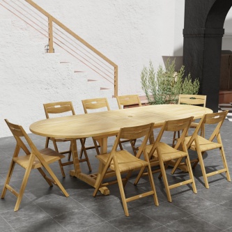 Montserrat Surf 9 pc Dining Set