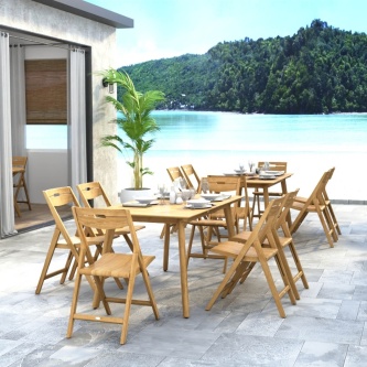 Surf 7 pc Teak Dining Set