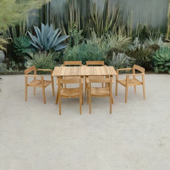 Surf Horizon 7 pc Teak Dining Set