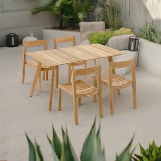 Surf Horizon 5 pc Teak Dining Set