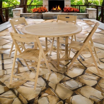 Surf 4 ft Round Dining Set