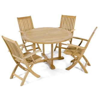 Barbuda 4 ft Round Dining Set