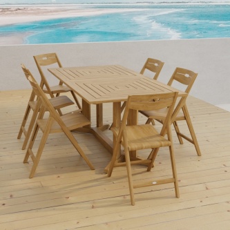Pyramid Surf Dining Set for 6