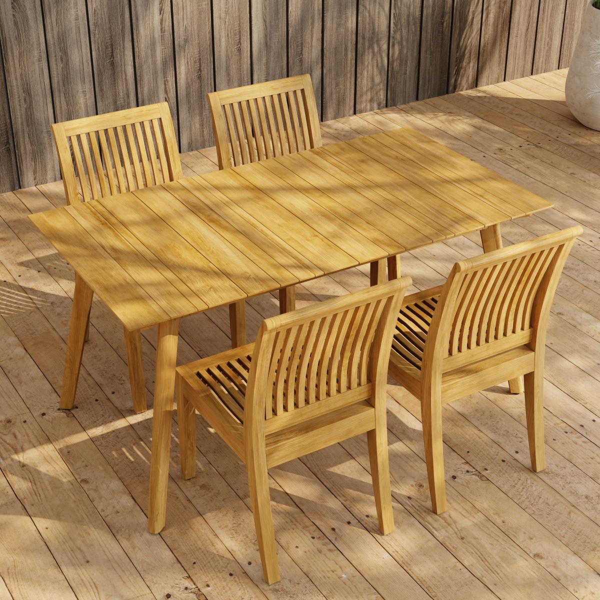 5 pc Surf Laguna Teak Dining Set