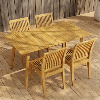 5 pc Surf Laguna Teak Dining Set
