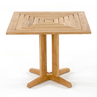 5pc Barbuda Pyramid Teak Dining Set