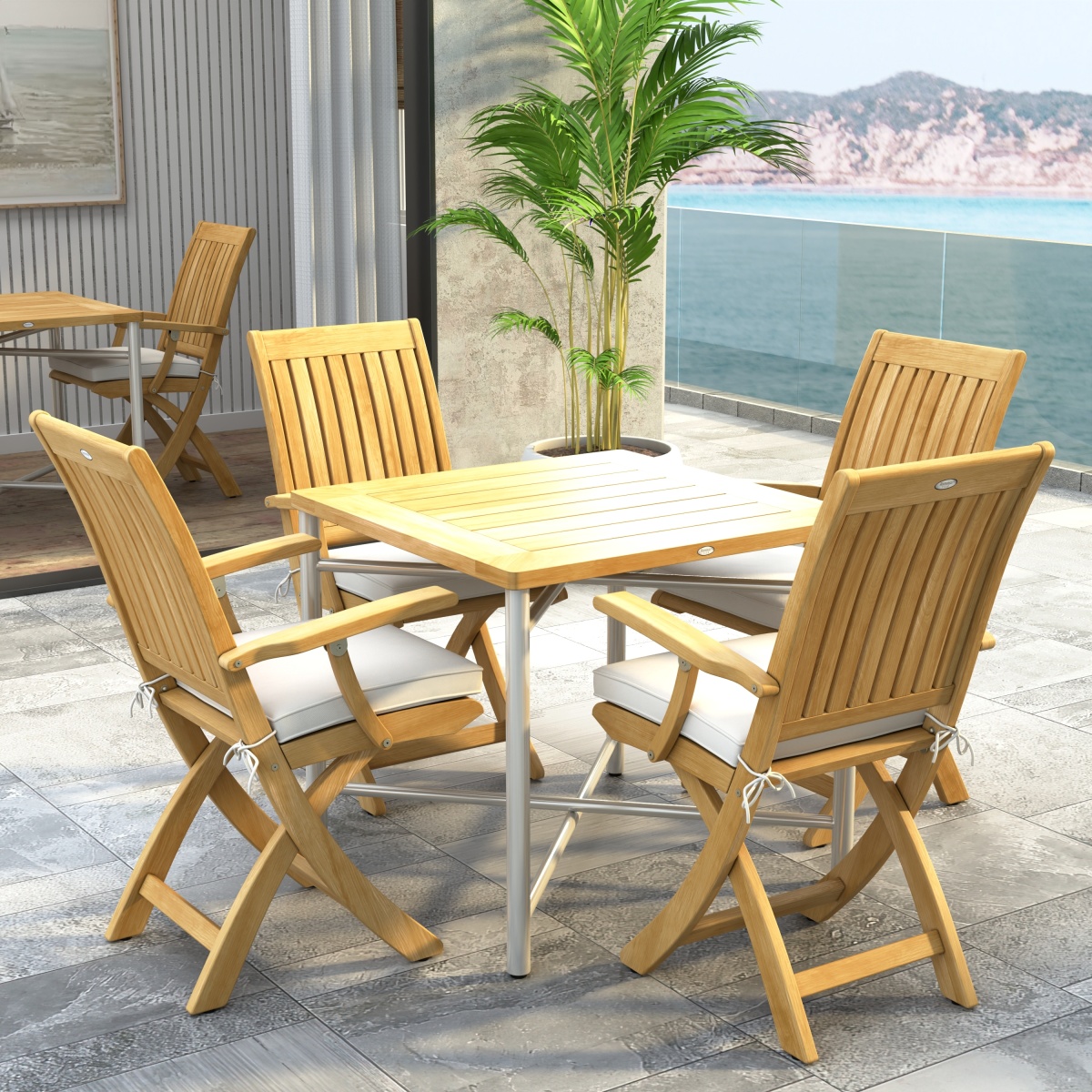 Barbuda Odyssey Folding Dining Set