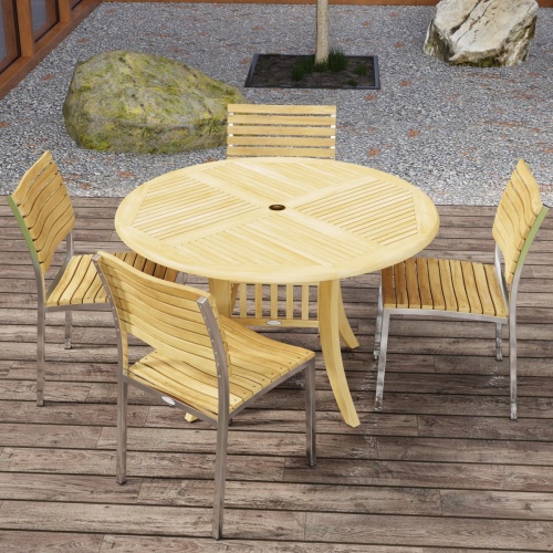 Grand Hyatt Vogue 5 pc Dining Set - Picture C