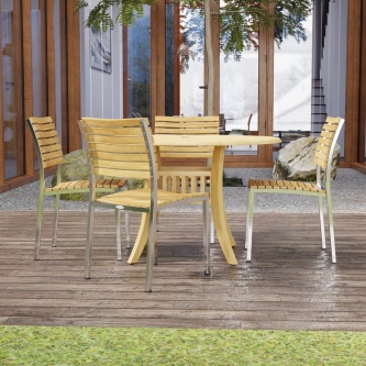 Grand Hyatt Vogue 5 pc Dining Set