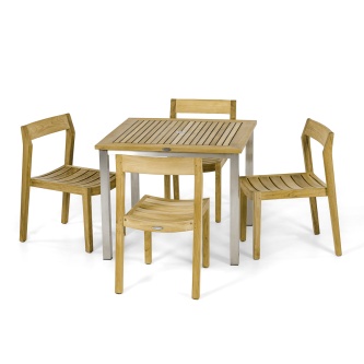 Vogue Horizon 5 pc Teak Dining Set