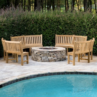 Buckingham Bench Set of 4