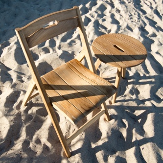 Surf Folding Chair and Side Table
