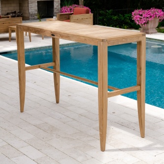 5 pc Laguna Teak High Top Bar Set