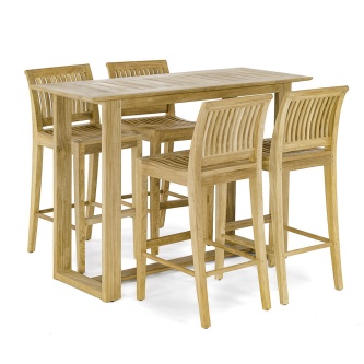 Laguna Horizon Teak Bar Set