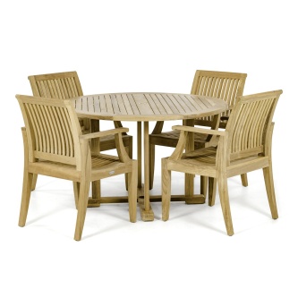 4 Ft Round Laguna Dining Set