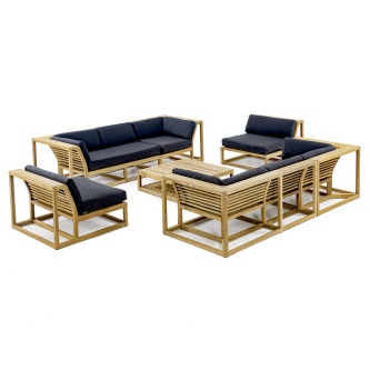 Maya 7 pc Twin Sofa Set