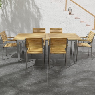 7pc Vogue Dining Set with All Armchairs