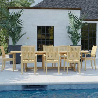 9 pc Sussex Veranda Patio Dining Set