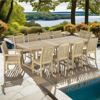 Veranda 11 pc Teak Dining Set