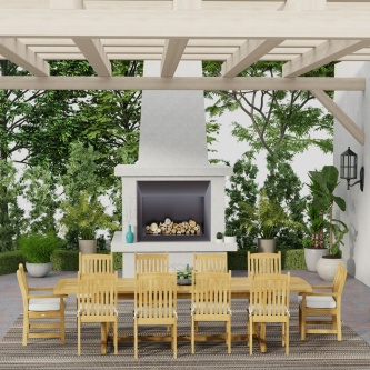 Veranda 11 pc Teak Dining Set