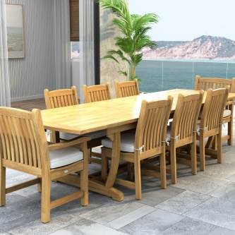 Veranda 9 pc Teak Dining Set