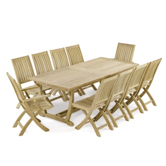 11 pc Veranda Barbuda Dining Set