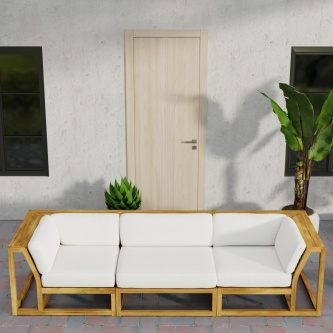 Maya 3pc Deep Seating Sofa