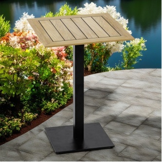Vogue 42 x 42 Bar Top & Black Base Combo