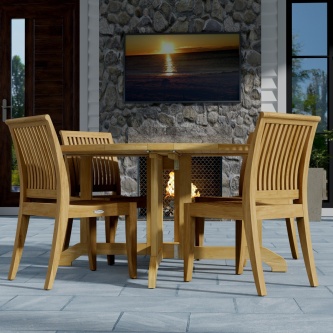 5 ft Barbuda Laguna Dining Set for 4