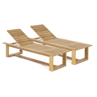 Horizon High Double Lounger Set