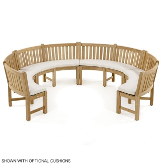 Buckingham Bench and Coffee Table Set